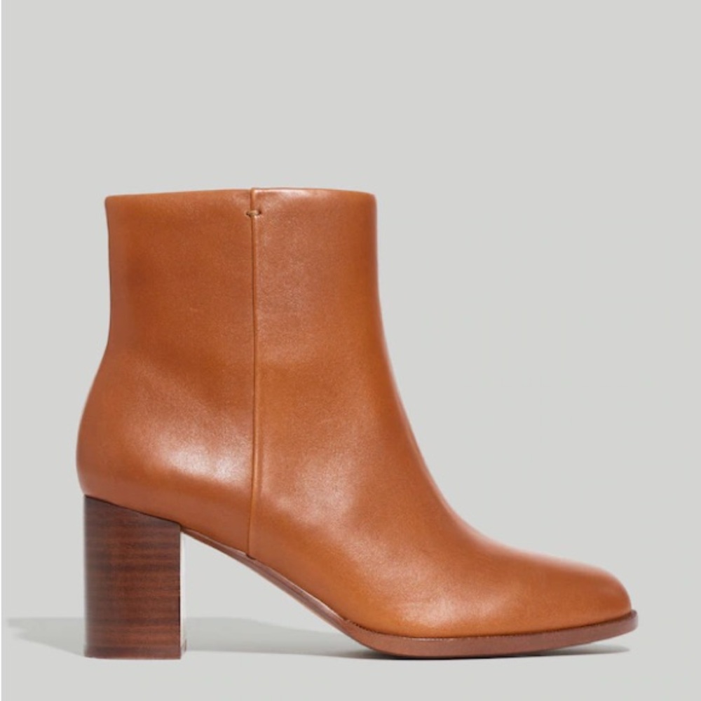 Madewell - The Mira Side-Seam Ankle Boot in Leather